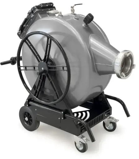 [LB-080 R S-2] Bathyscaphe aluminium dia 800 SLIM en sortie 6' sur chassis
